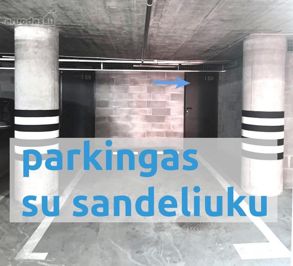 Parduodama 12,75 kv. m požeminė parkavimo
