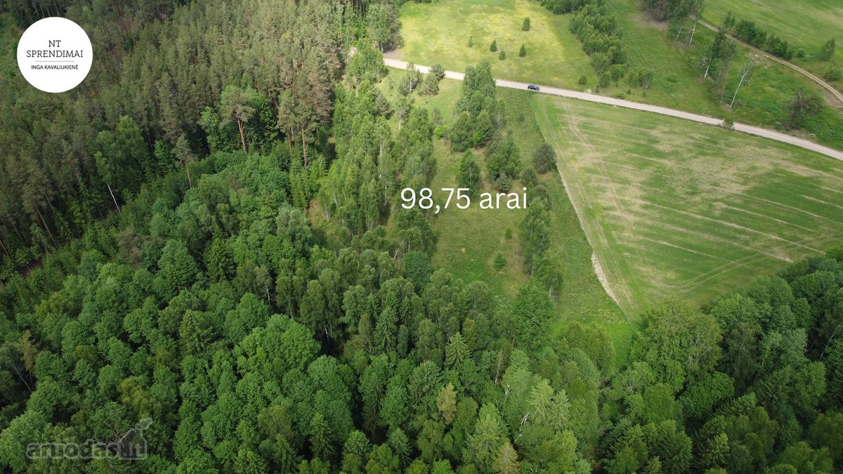 Miškų apsupty, parduodamas beveik hektaras - nuotraukos Nr. 2
