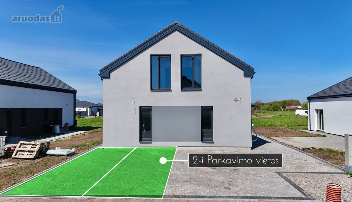 Parduodamas naujos statybos, A+ klasės, 105 - nuotraukos Nr. 5