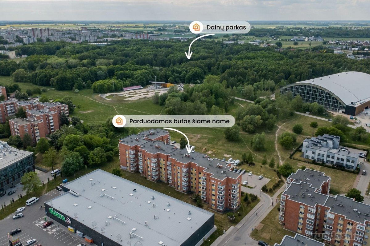 Parduodamas 2 kambarių butas Paukščių tak. 15