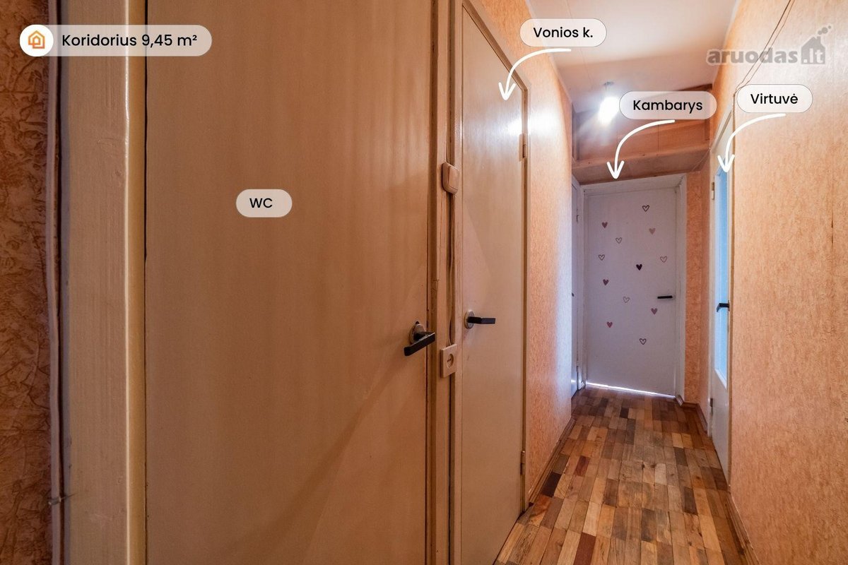 Parduodamas 2 kambarių butas Paukščių tak. 15 - nuotraukos Nr. 14