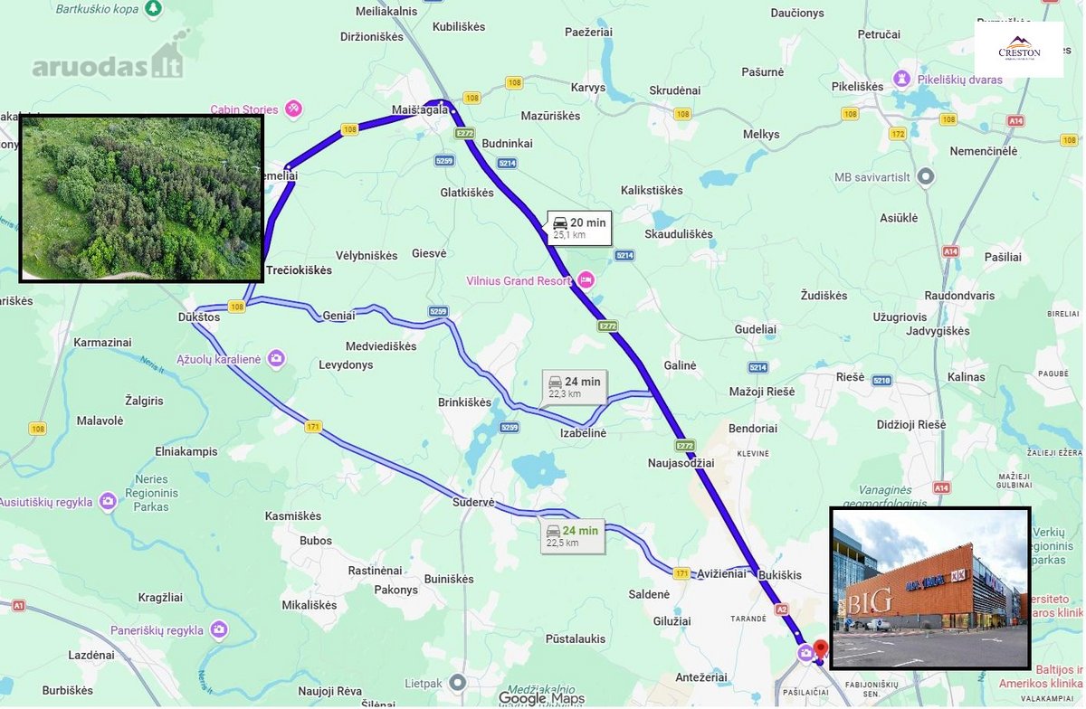Parduodamas vaizdingas 47,85 a. žemės sklypas - nuotraukos Nr. 32
