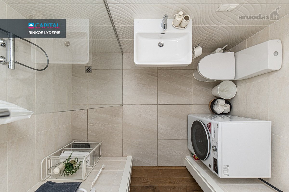 Parduodami Apartamentai Pirmame Aukšte Su - nuotraukos Nr. 18