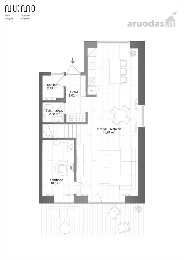 Nepriekaištingos Būklės 126 m2 Ploto Namas - nuotraukos Nr. 48