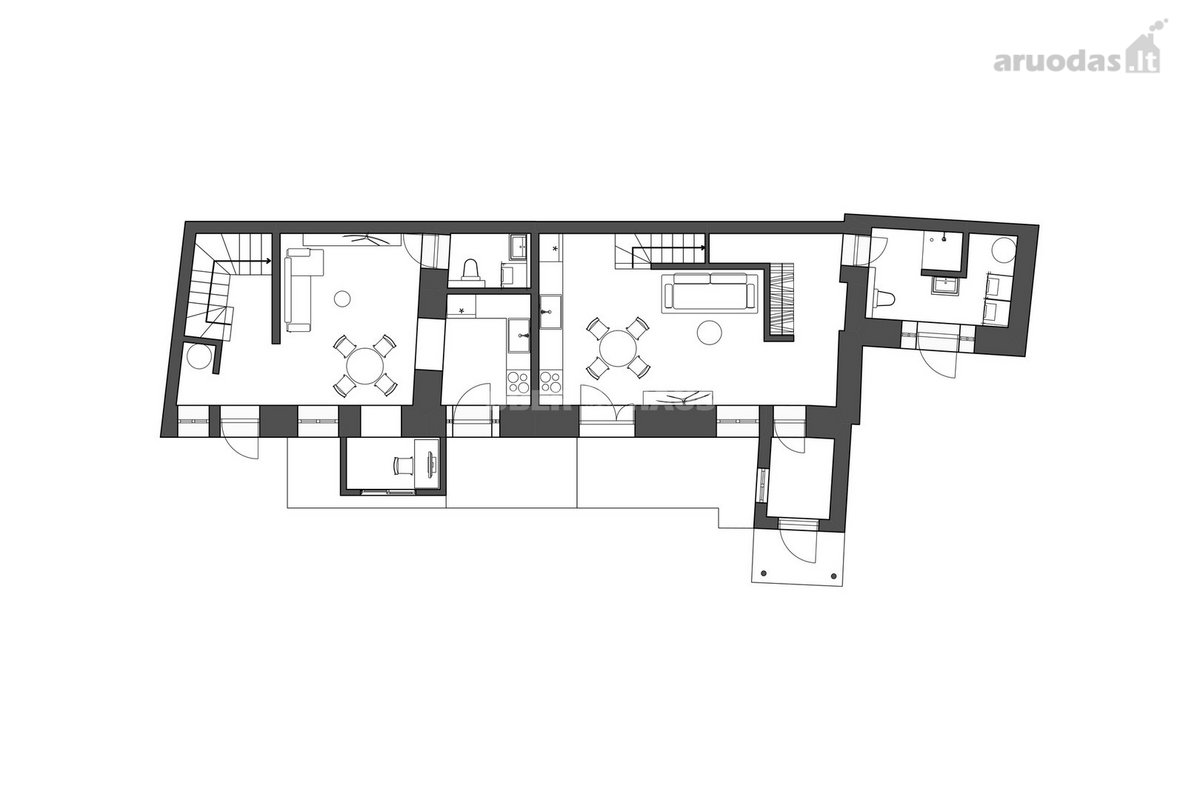 Parduodamas Išskirtinis 2 Butų Projektas - nuotraukos Nr. 3