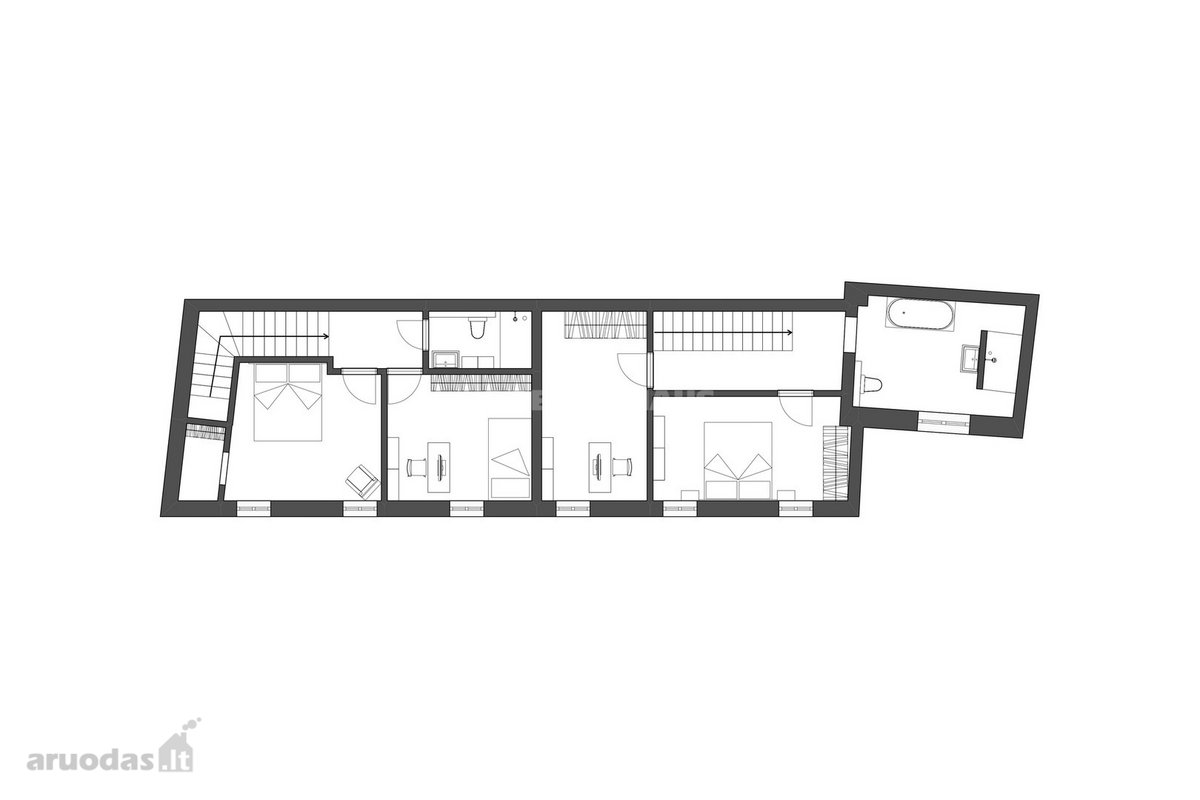 Parduodamas Išskirtinis 2 Butų Projektas - nuotraukos Nr. 4