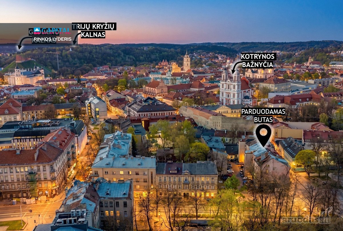 Parduodamas stilingas ir šviesus 2 kambarių