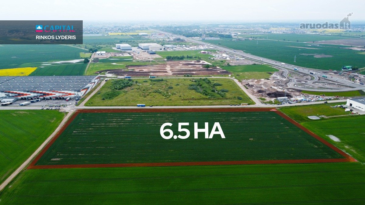 Parduodamas 6.5 ha Sklypas Šalia
