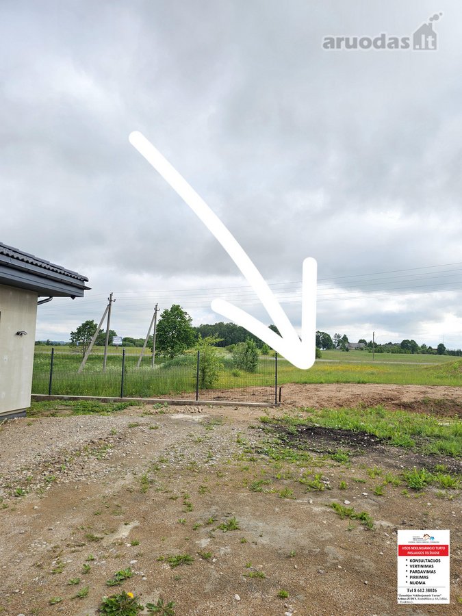 Parduodamas 26, 84 arų sklypas adresu Luokės