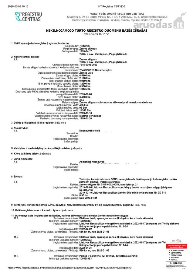 Parduodami 15,26ha bendro ploto sklypai su - nuotraukos Nr. 16