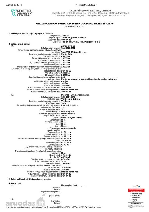 Parduodami 15,26ha bendro ploto sklypai su - nuotraukos Nr. 17