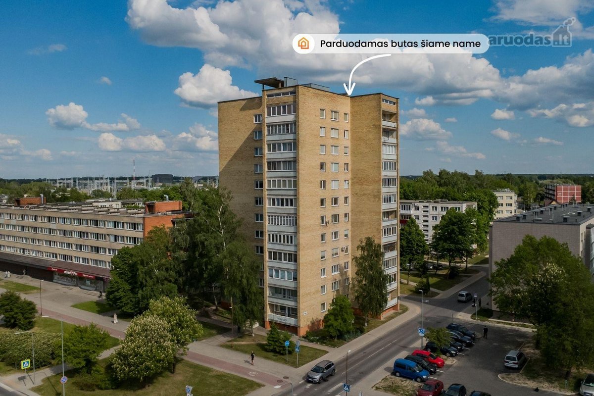 Parduodamas šviesus ir erdvus 3 kambarių - nuotraukos Nr. 20