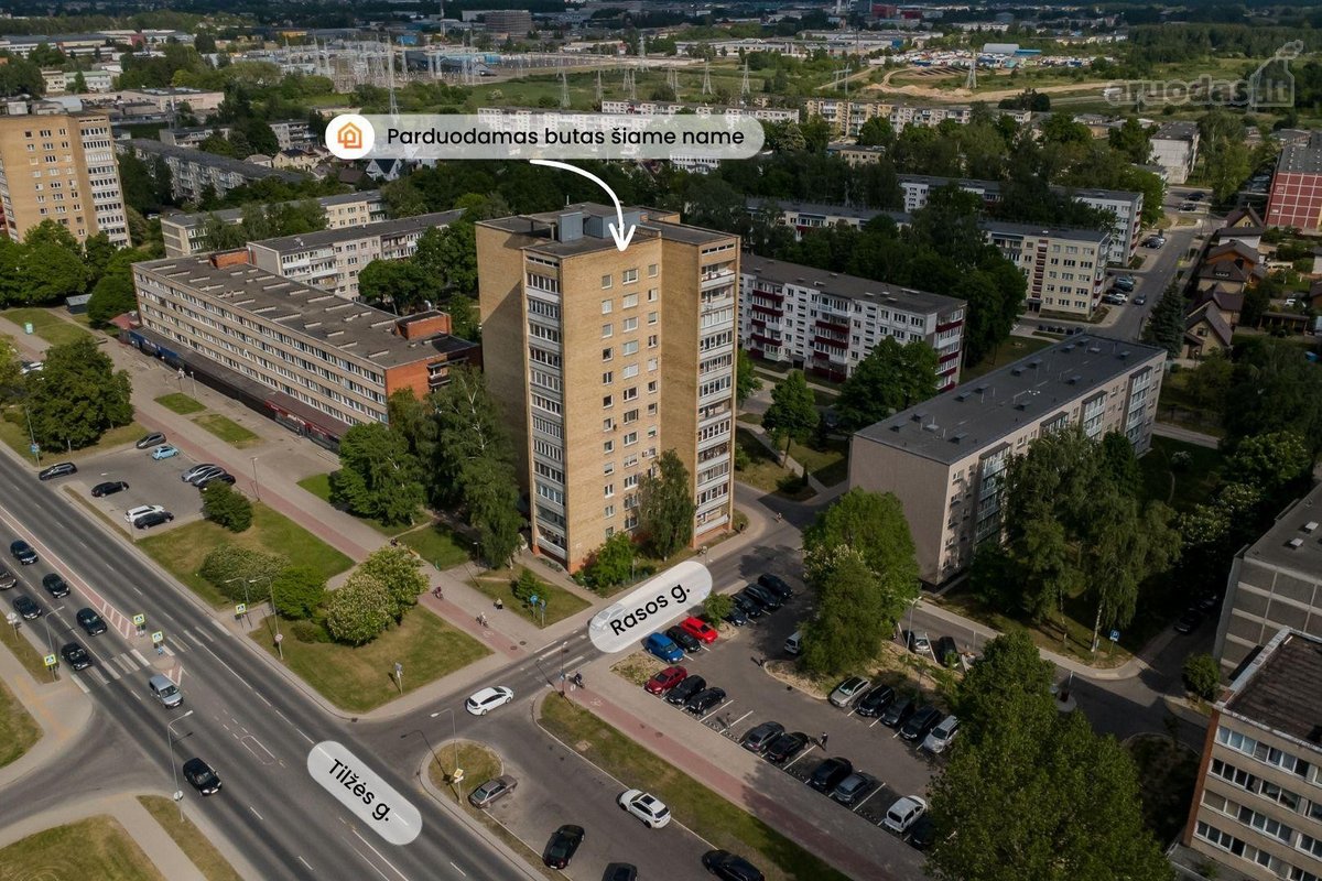 Parduodamas šviesus ir erdvus 3 kambarių - nuotraukos Nr. 21