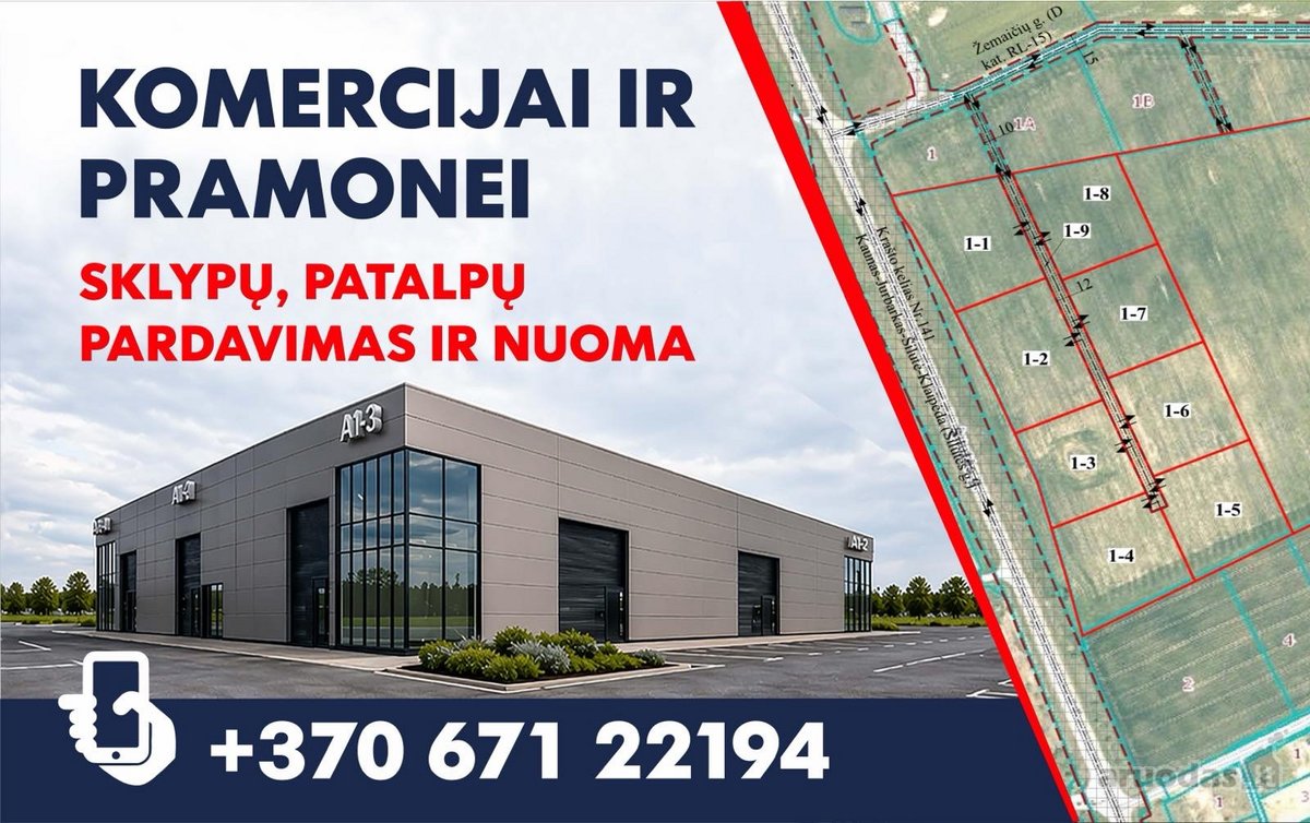 Nuomojamos Dar Statomos Patalpos, - nuotraukos Nr. 4