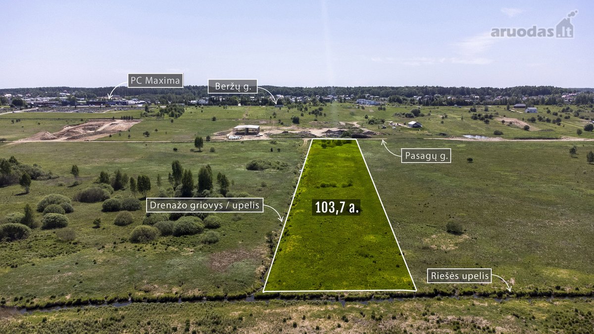 Visiškai šalia Riešės gyvenvietės parduodami - nuotraukos Nr. 3