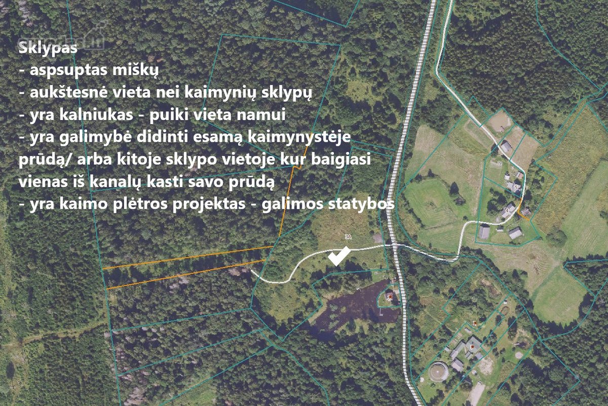 Parduodamas 1,7063 ha sklypas Vilniaus rajone - nuotraukos Nr. 3
