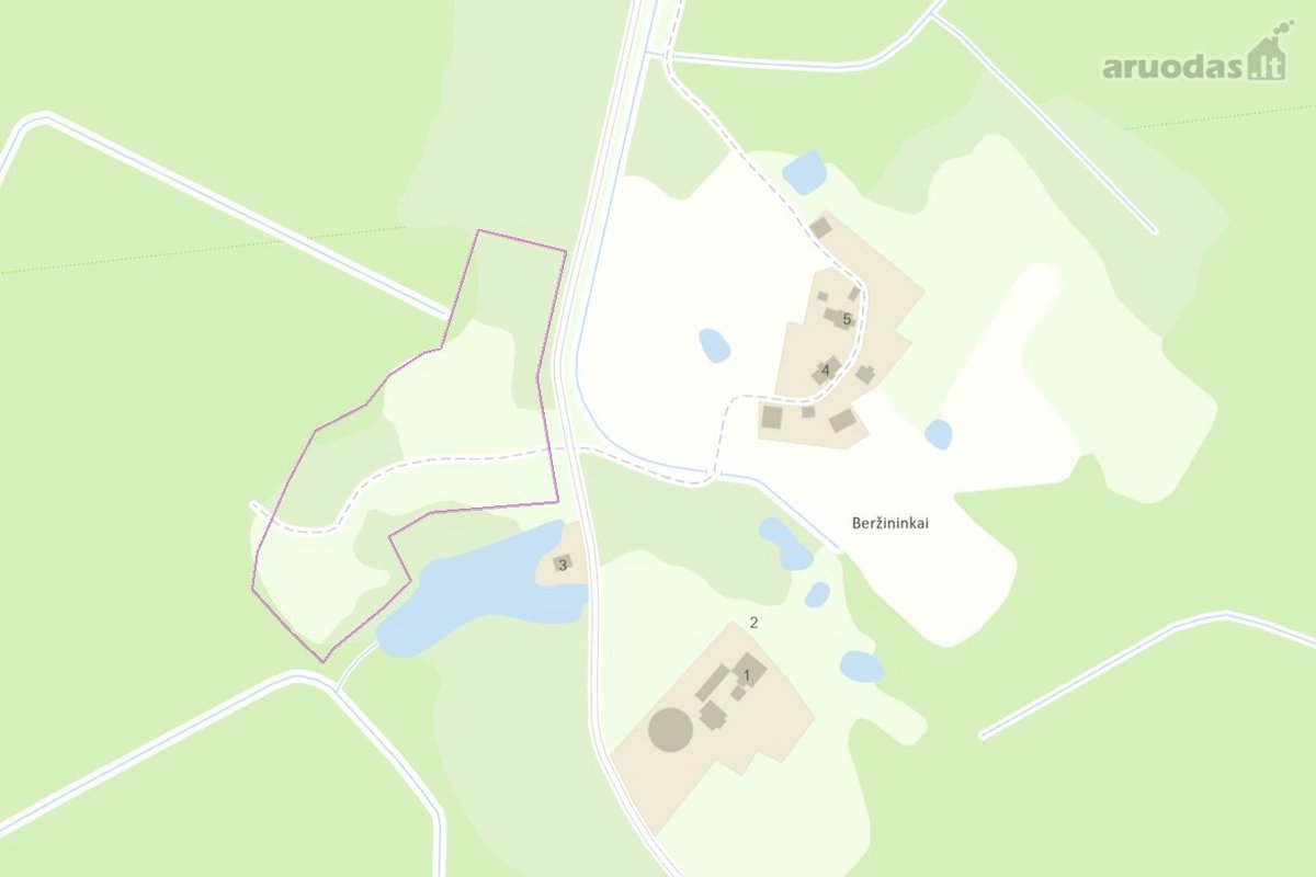 Parduodamas 1,7063 ha sklypas Vilniaus rajone
