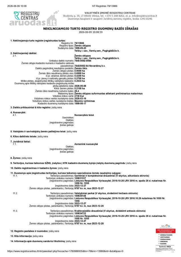 Parduodami 15,26ha bendro ploto sklypai su - nuotraukos Nr. 18