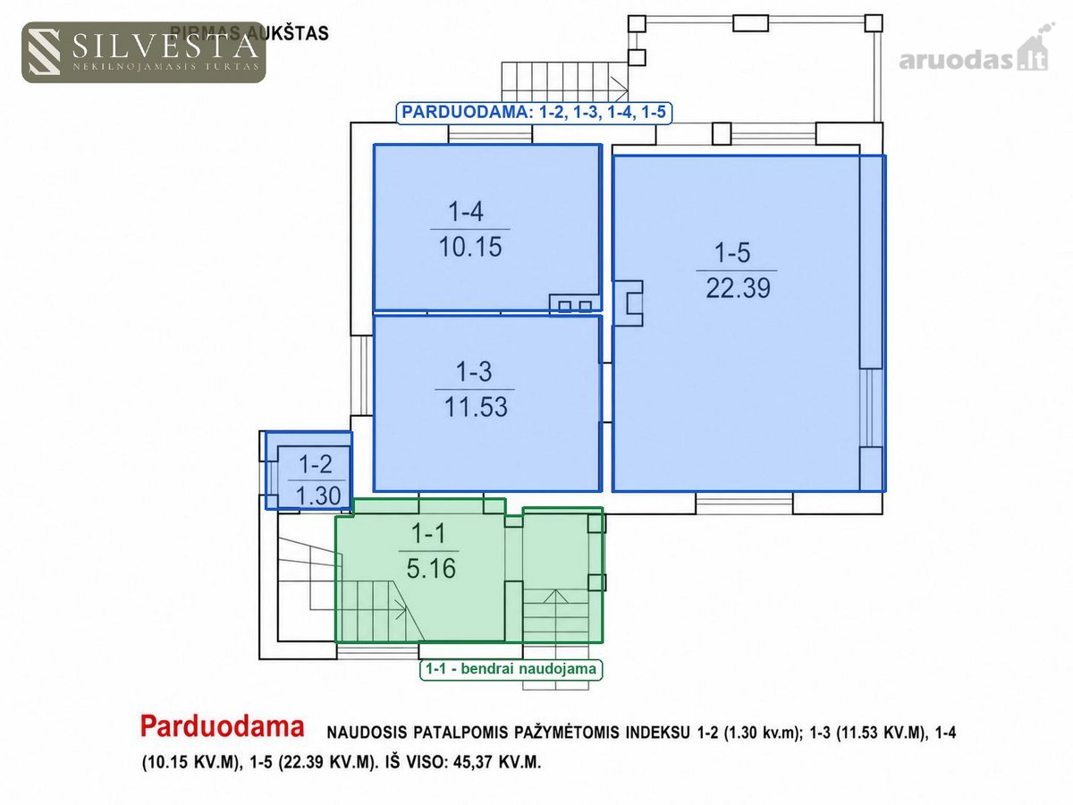 Parduodama 1/2 namo dalis su sklypo dalimi - nuotraukos Nr. 20