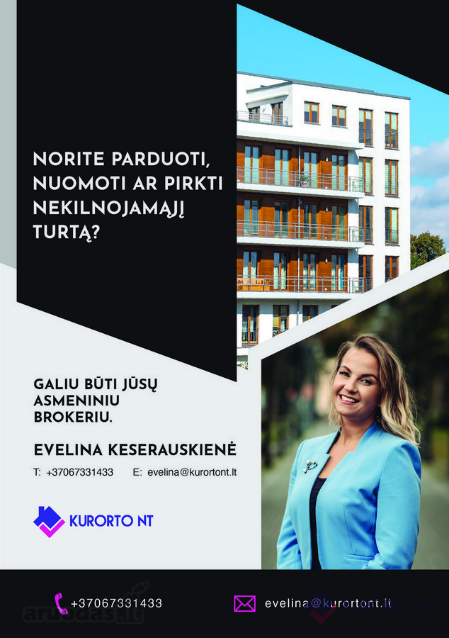 Parduodamas 2 kambarių butas su įspūdinga - nuotraukos Nr. 19