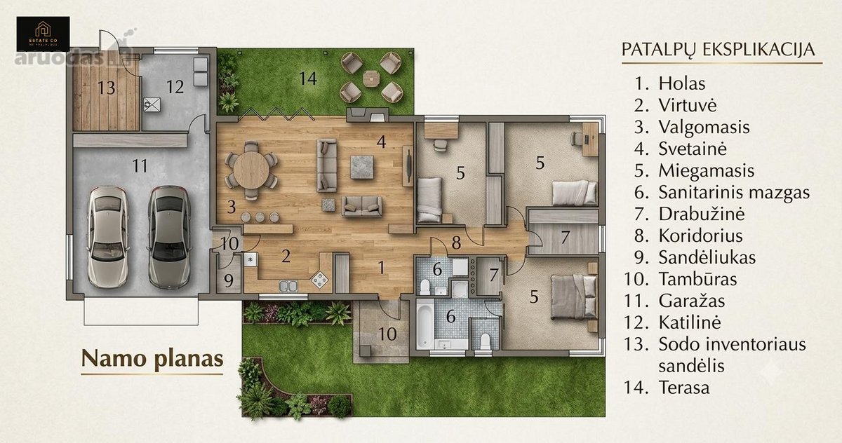 Išskirtinis Architektūrinis Namas Miško - nuotraukos Nr. 12