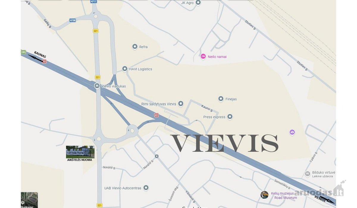 Komercinės Paskirties Aikštelės Nuoma Vievyje