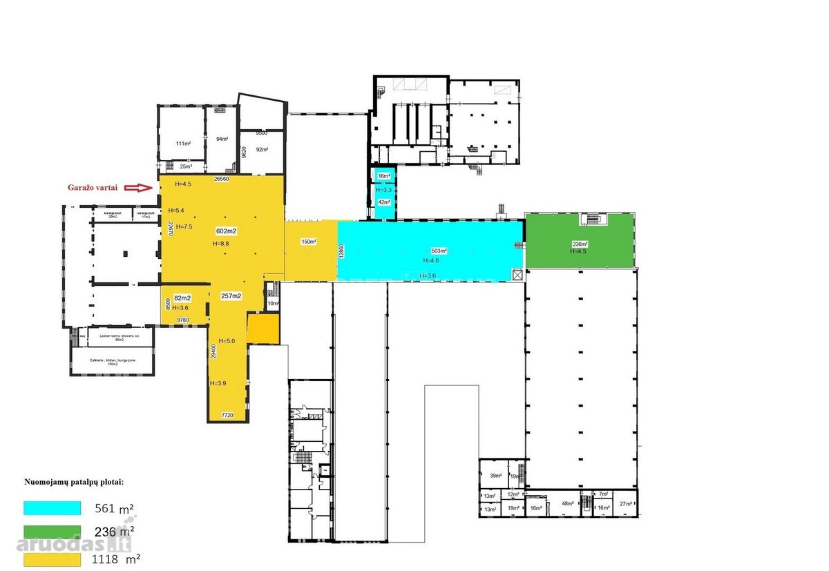 Išnuomojamos 1118–1915 m² gamybos / - nuotraukos Nr. 13