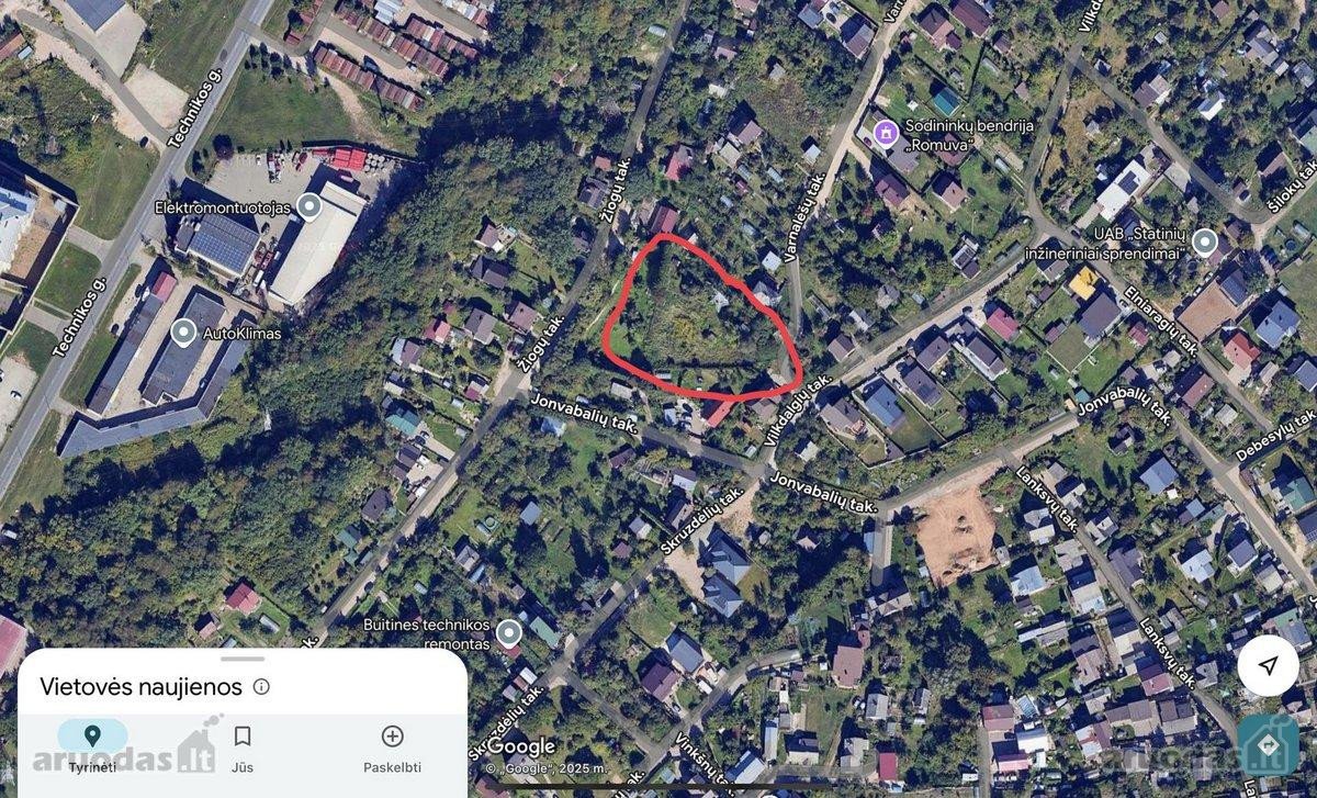 Parduodas sodas su nameliu pačiame Kauno