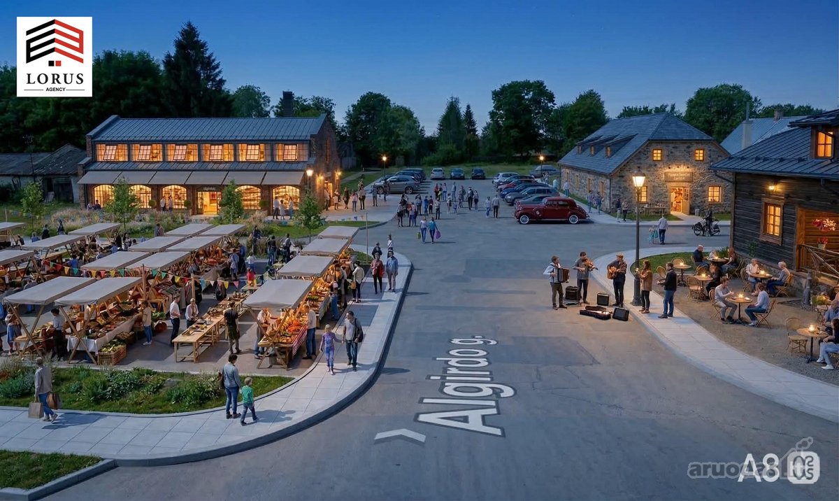 Parduodamas projektas patrauklioje vietoje
