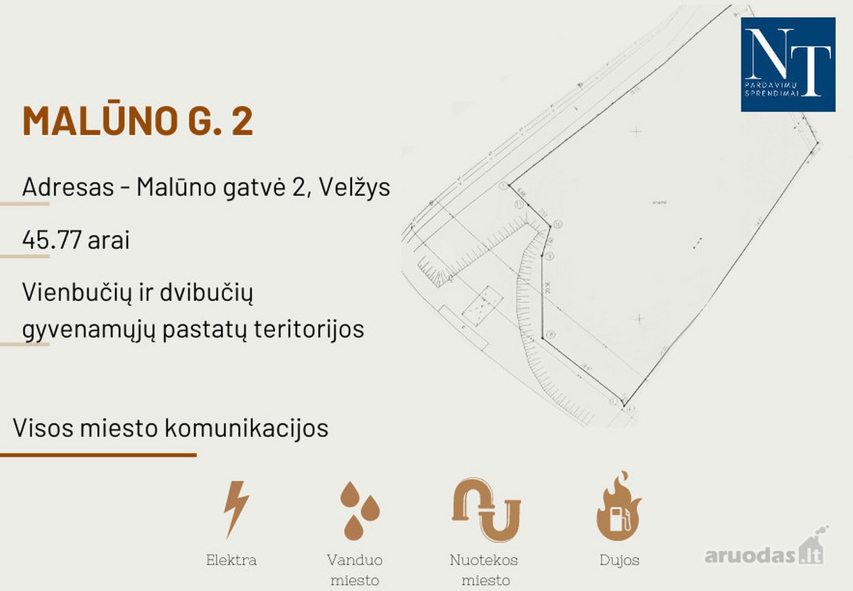 Parduodamas 45.77 arų namų valdos sklypas - nuotraukos Nr. 14