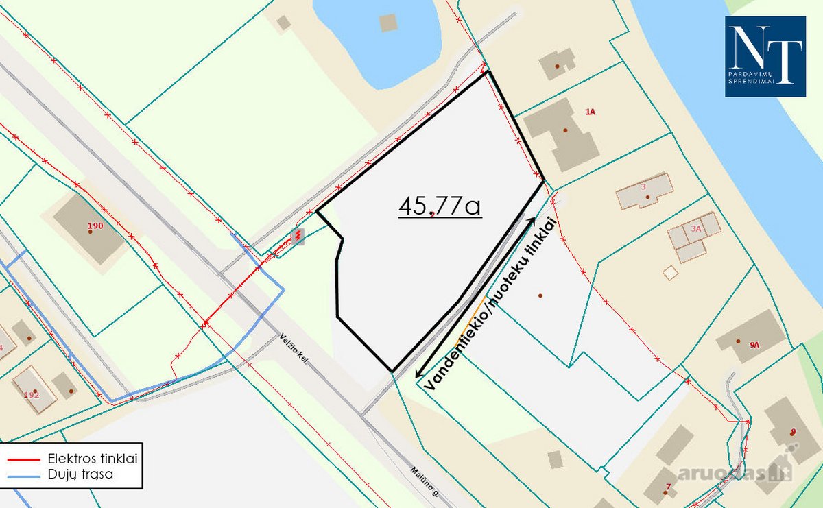 Parduodamas 45.77 arų namų valdos sklypas - nuotraukos Nr. 15
