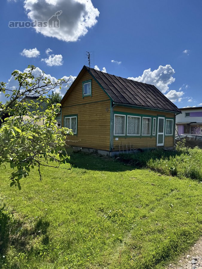 Parduodamas jaukus sodo namas ramioje sodų