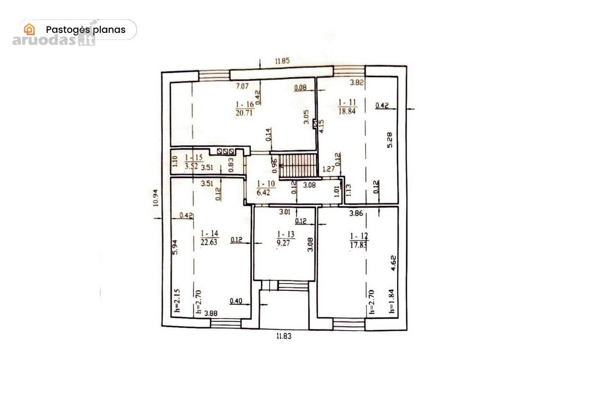 Parduodamas 281,26 m² įrengtas mūrinis - nuotraukos Nr. 39
