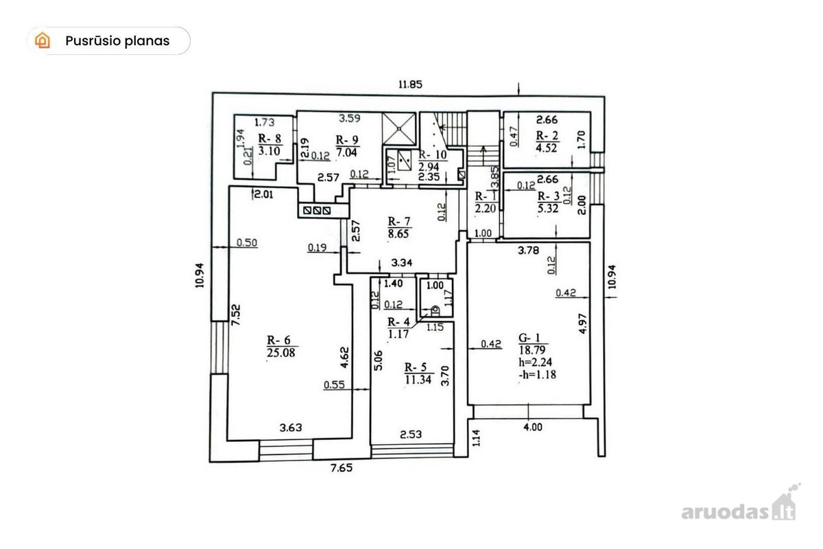Parduodamas 281,26 m² įrengtas mūrinis - nuotraukos Nr. 40