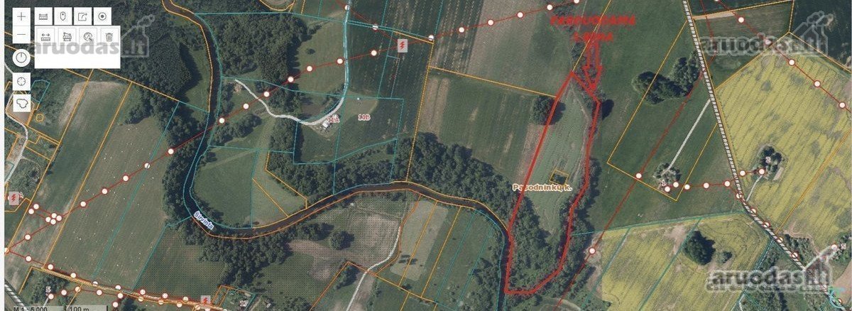 Upės pakrantė, Gelvonų sen. parduodamas 5,80