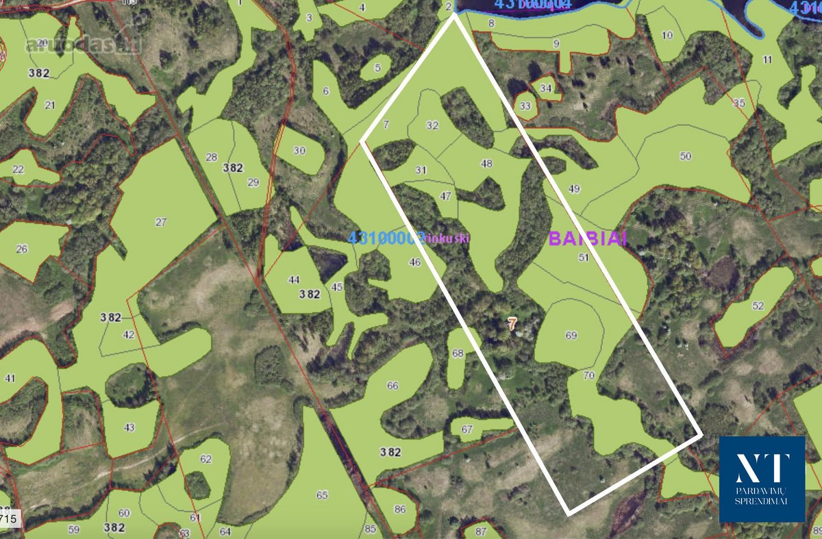 Parduodamas 13.50 ha žemės ūkio paskirties - nuotraukos Nr. 19
