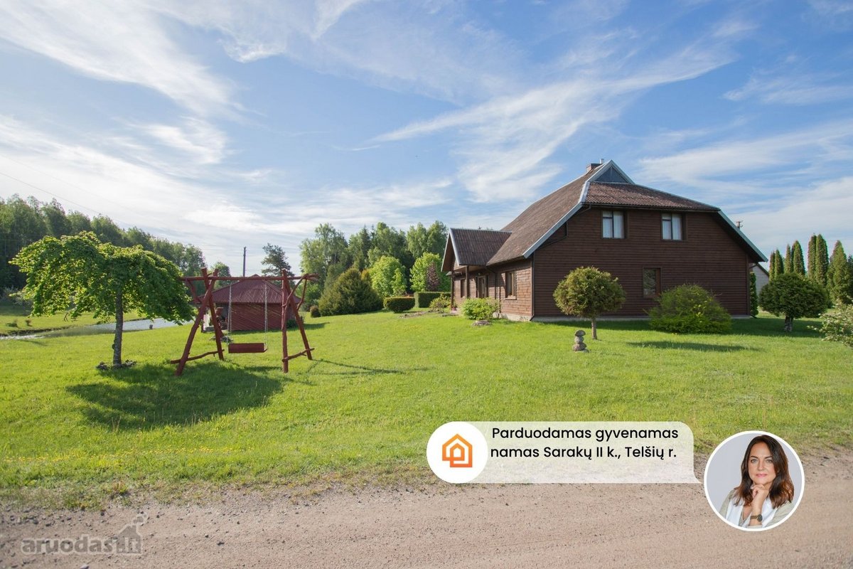 Parduodama sodyba Telšių r., Sarakų II kaime,