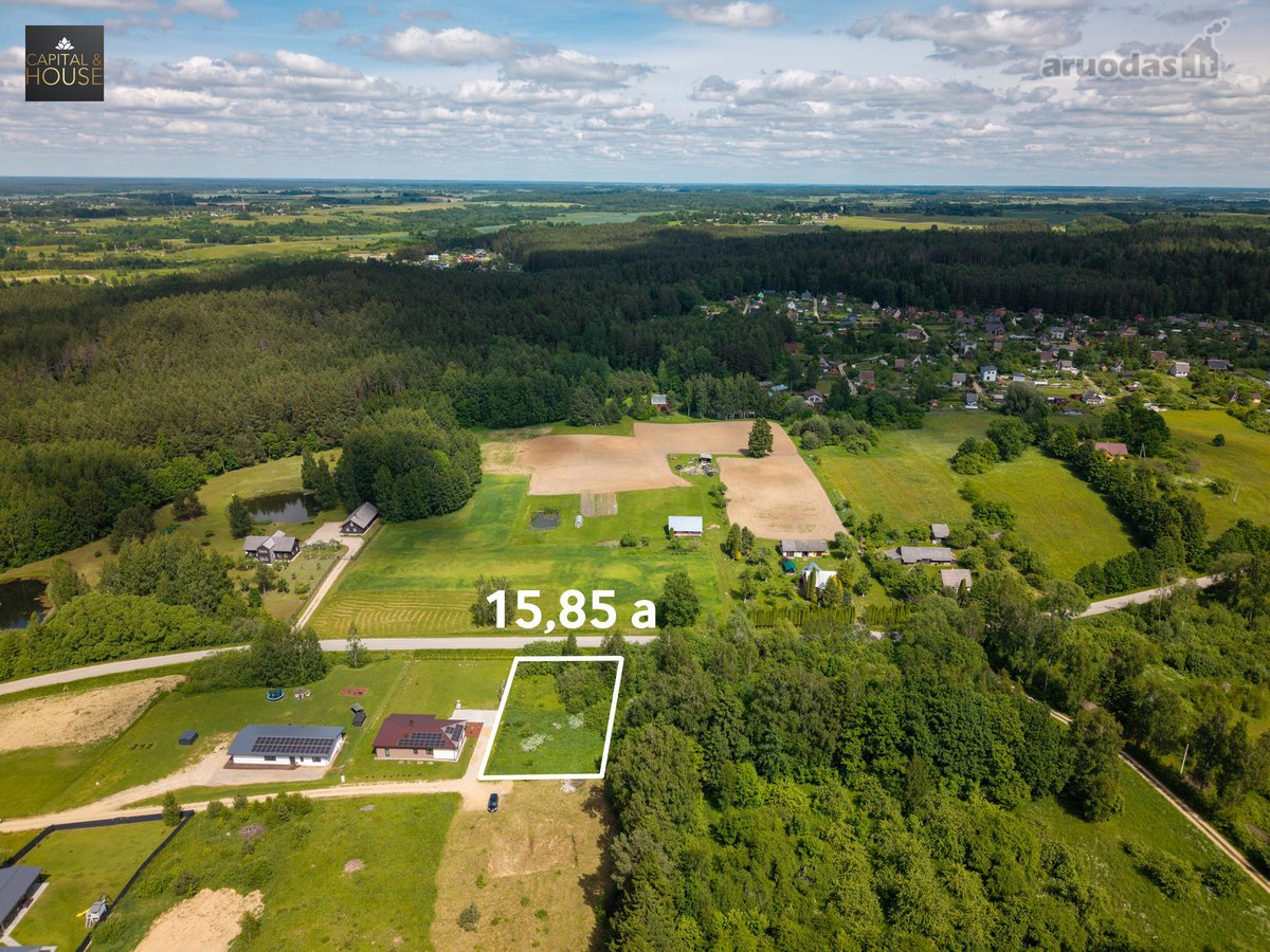 Parduodamas Namų Valdos 15,85 a Žemės Sklypas