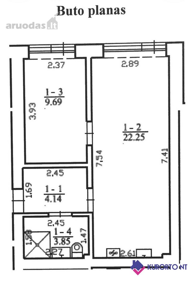 2 kambarių butas Malūno g., Palangoje - nuotraukos Nr. 31