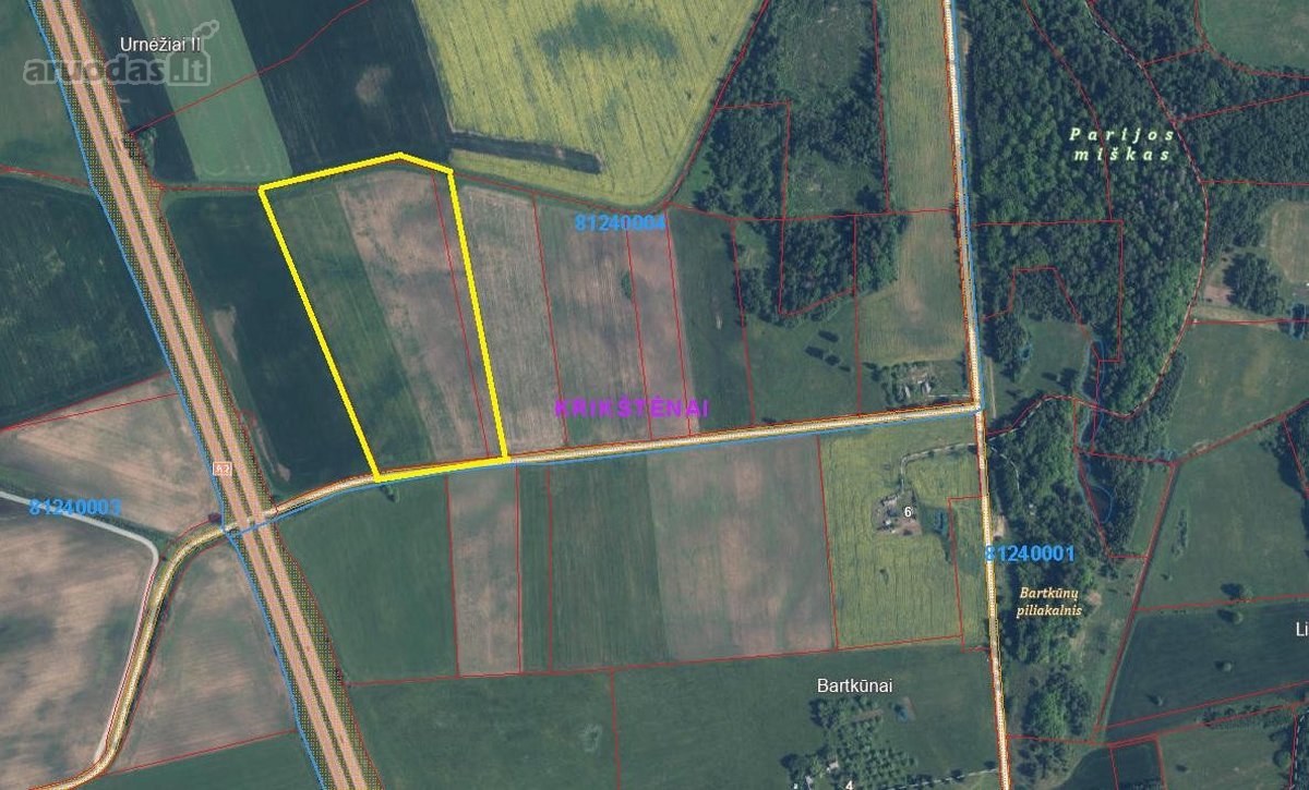 Parduodamas 6,76 Ha Žemės Ūkio Paskirties - nuotraukos Nr. 2