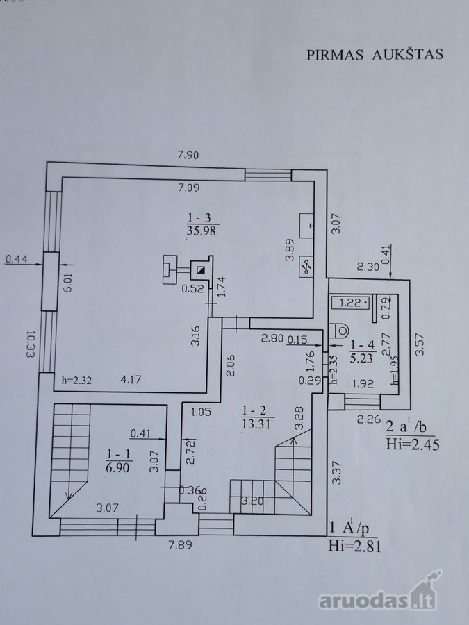 Namas, įrengtas gyvenamas plotas 145m², - nuotraukos Nr. 21