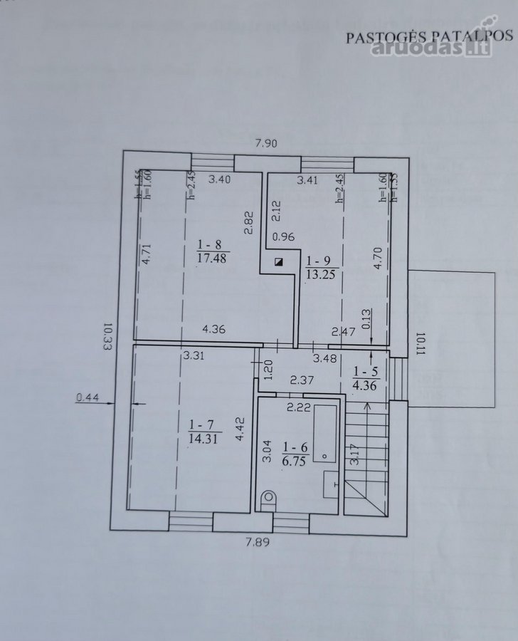 Namas, įrengtas gyvenamas plotas 145m², - nuotraukos Nr. 22