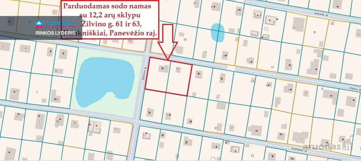 Parduodamas Sodo Namas Prie Tvenkinio Su 12,2 - nuotraukos Nr. 2