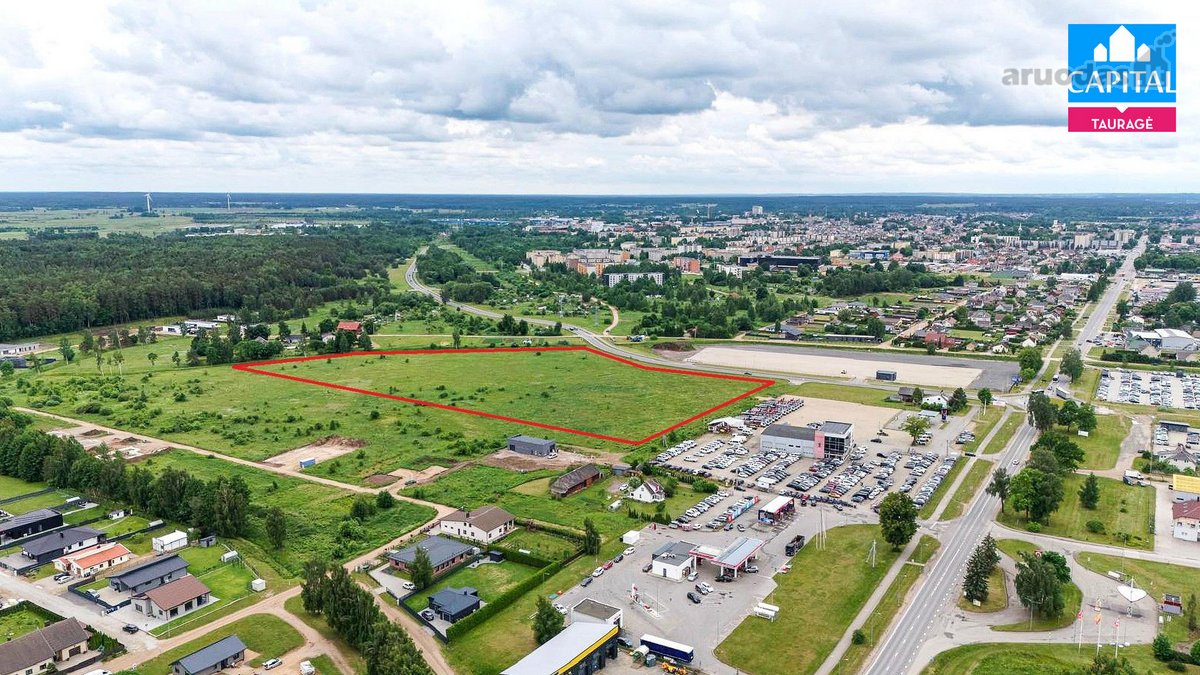 Parduodamas 5,7507 Ha Žemės Sklypas Tauragėje