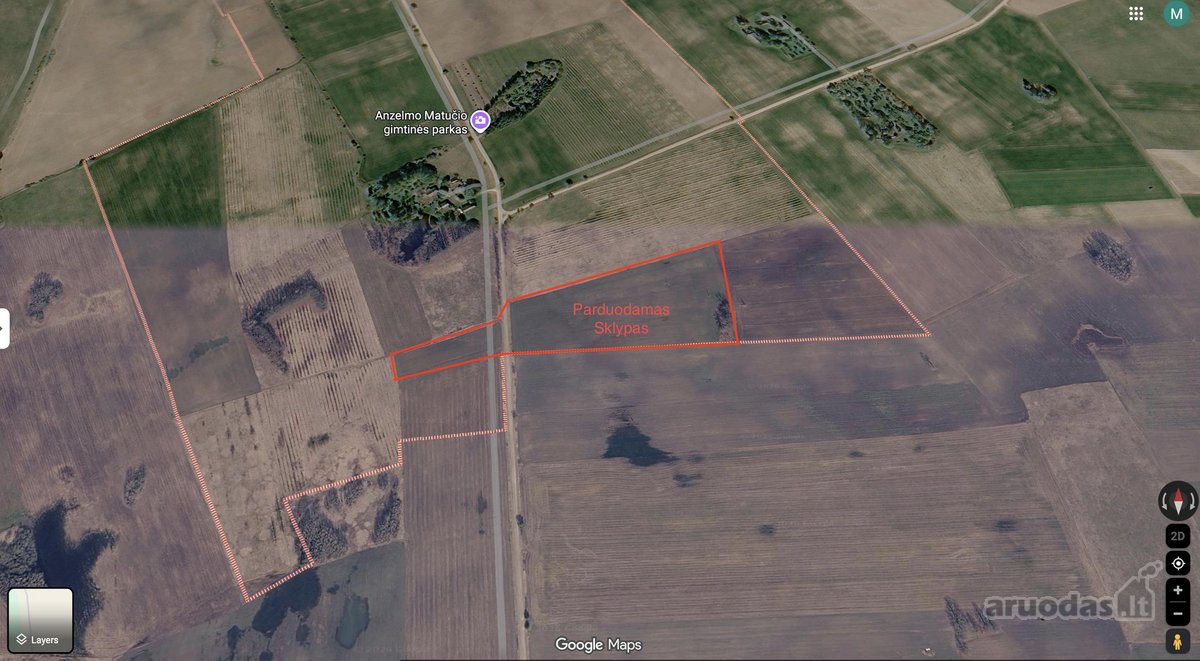 Parduodami 3,36 Ha Žemės Ūkio Paskirties