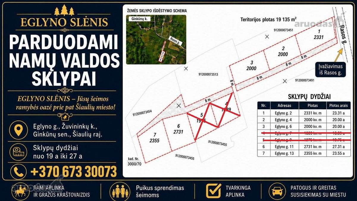 „Eglyno slėnis“ – išskirtiniai nuo 10arų iki - nuotraukos Nr. 3