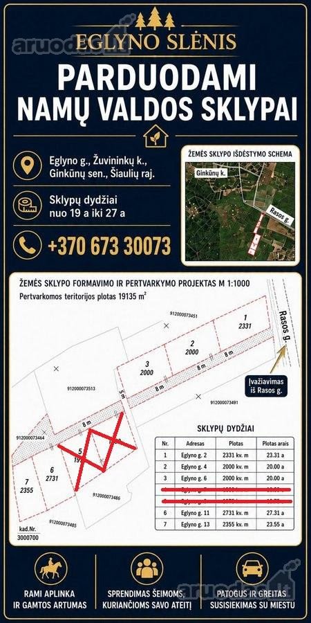 „Eglyno slėnis“ – išskirtiniai nuo 10arų iki - nuotraukos Nr. 2