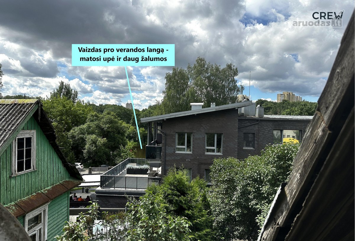 Mansardinis 2 kambarių butas Valakampiuose,