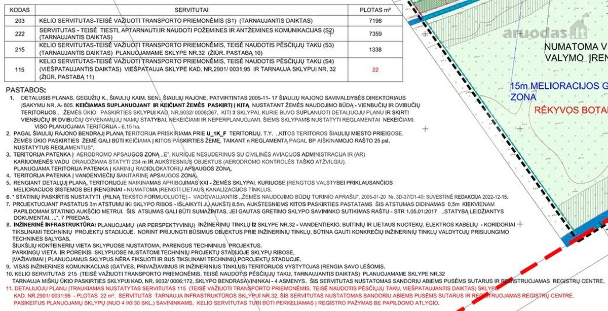 Parduodami trys namų statybai skirti sklypai - nuotraukos Nr. 12
