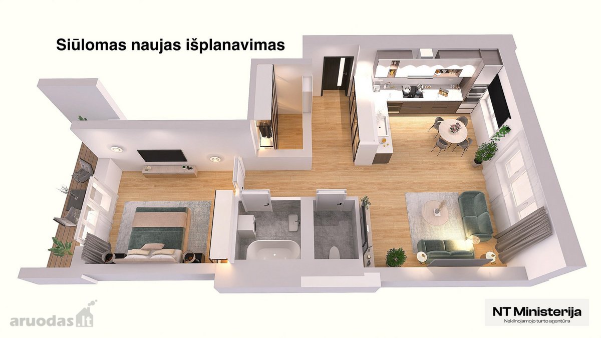 Parduodamas 2 Kambarių Butas, Ašmenos Gatvėje! - nuotraukos Nr. 21